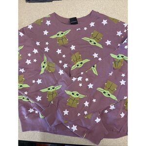 Star Wars “Baby Yoda” Cropped Women’s XL Sweatshirt - NEVER WORN!